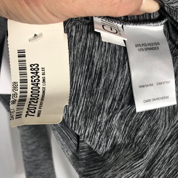 NFL MSX by Michael Strahan Heathered Gray Steelers Performance Long Sleeve Tee - Picture 8 of 9